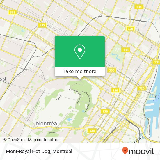 Mont-Royal Hot Dog, 1001 Boulevard Mont-Royal Montréal, QC H2V map