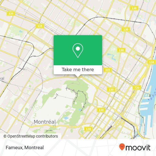 Fameux, Boulevard Mont-Royal Montréal, QC H2V map