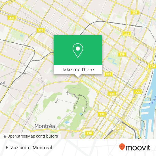 El Zaziumm, 4581 Avenue du Parc Montréal, QC H2V 4E4 map