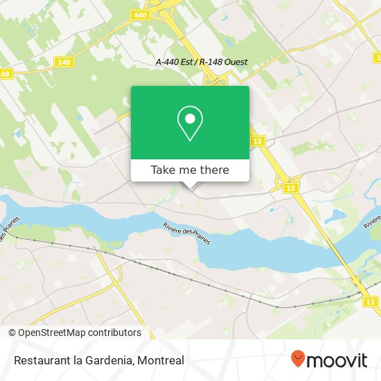 Restaurant la Gardenia, 275 Boulevard Samson Laval, QC H7X map