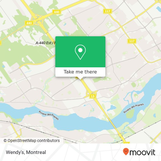 Wendy's, 900 Autoroute Chomedey Laval, QC H7X map