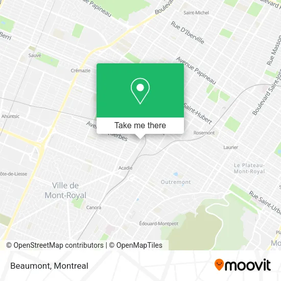 Beaumont map