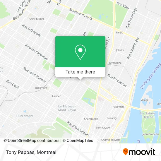 Tony Pappas map
