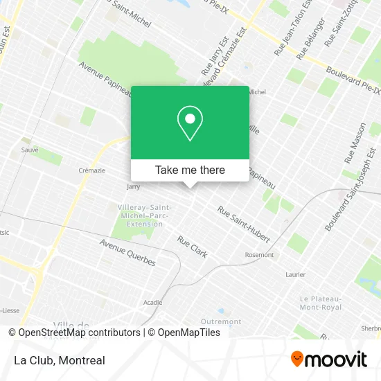 La Club map