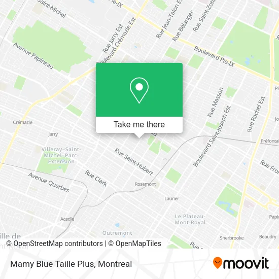 Mamy Blue Taille Plus map