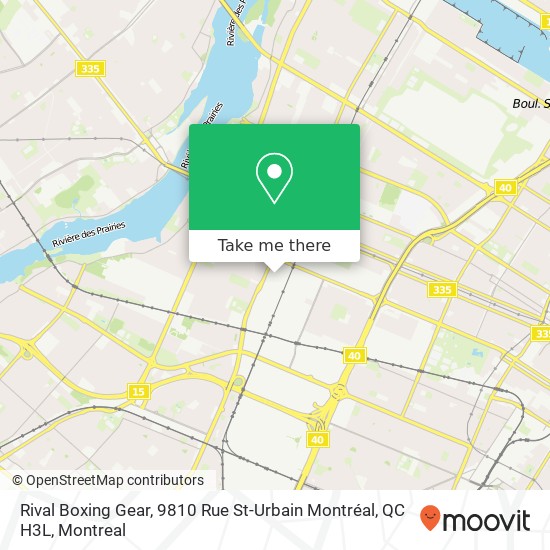 Rival Boxing Gear, 9810 Rue St-Urbain Montréal, QC H3L map