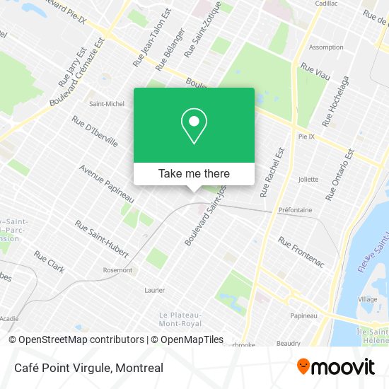 Café Point Virgule map