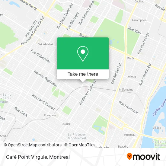 Café Point Virgule map