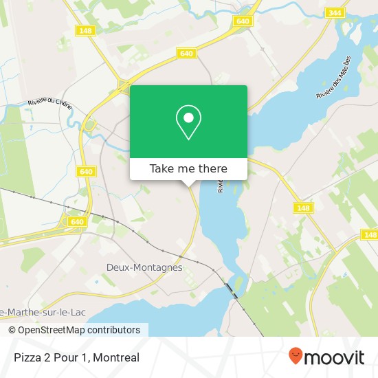 Pizza 2 Pour 1, 21 Chemin d'Oka St-Eustache, QC J7R map