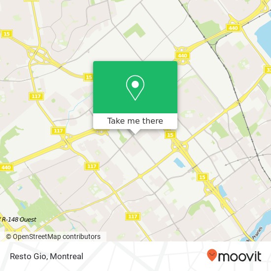 Resto Gio, 3100 Boulevard le Carrefour Laval, QC H7T 2K7 map