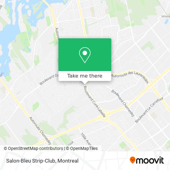 Salon-Bleu Strip-Club map
