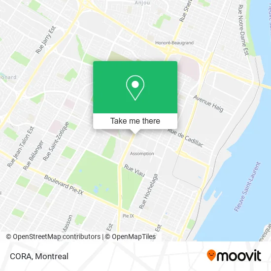 CORA map