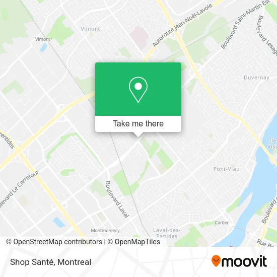 Shop Santé map