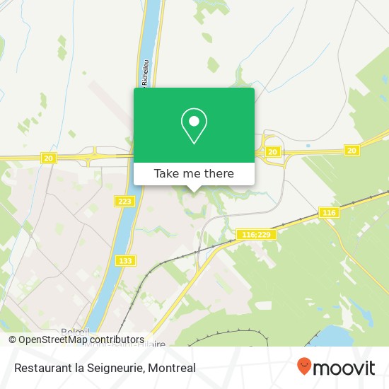 Restaurant la Seigneurie, 241 Rue du Golf Mont-St-Hilaire, QC J3H 5Z7 map