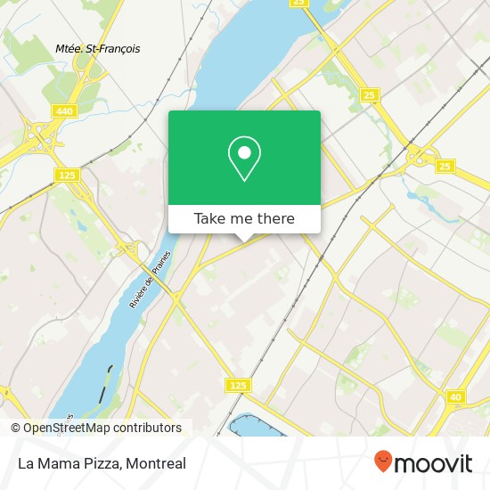 La Mama Pizza, 5126 Boulevard Henri-Bourassa E Montréal, QC H1G map