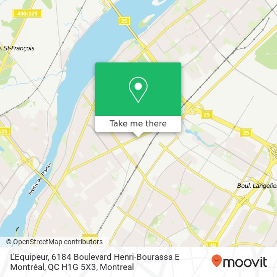 L'Equipeur, 6184 Boulevard Henri-Bourassa E Montréal, QC H1G 5X3 map