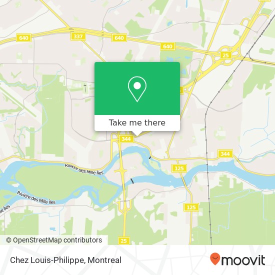 Chez Louis-Philippe, 1150 Boulevard des Seigneurs Terrebonne, QC J6W 3W4 map