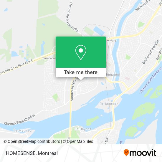 HOMESENSE map