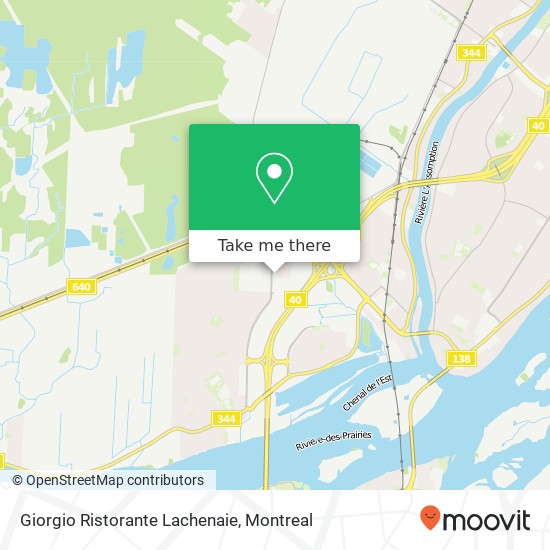 Giorgio Ristorante Lachenaie, 950 Montée des Pionniers Terrebonne, QC J6V 1S8 map