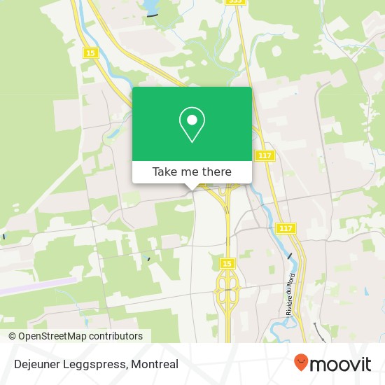 Dejeuner Leggspress, 1088 Boulevard Roland-Godard St-Jérôme, QC J7Y map