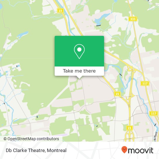 Db Clarke Theatre map