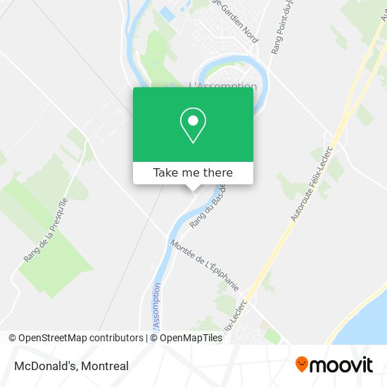 McDonald's map