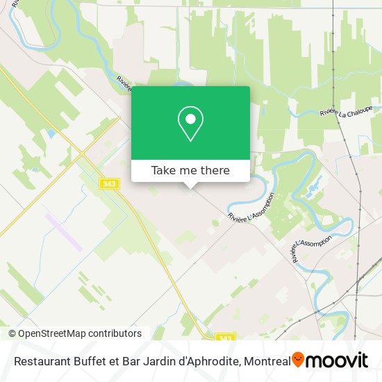 Restaurant Buffet et Bar Jardin d'Aphrodite map