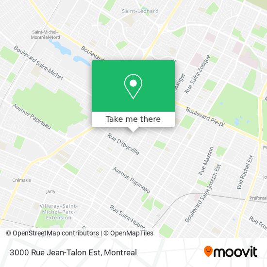 3000 Rue Jean-Talon Est map