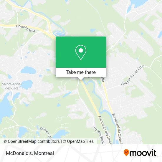 McDonald's map
