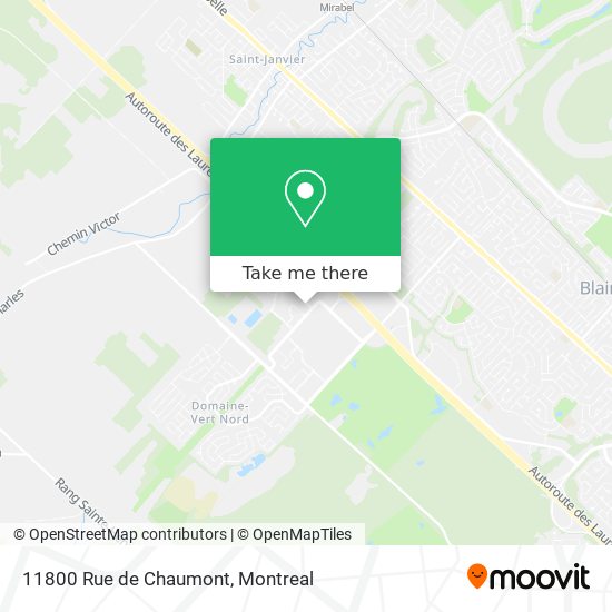 11800 Rue de Chaumont map