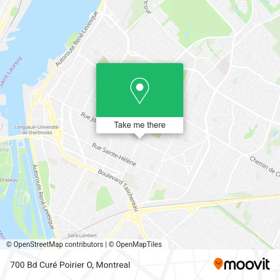 700 Bd Curé Poirier O map