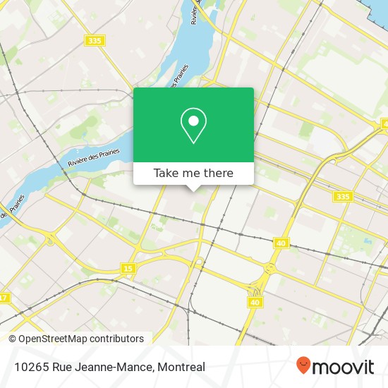 10265 Rue Jeanne-Mance map