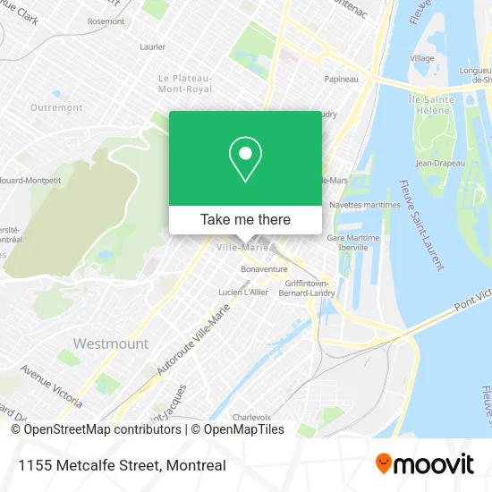 1155 Metcalfe Street map