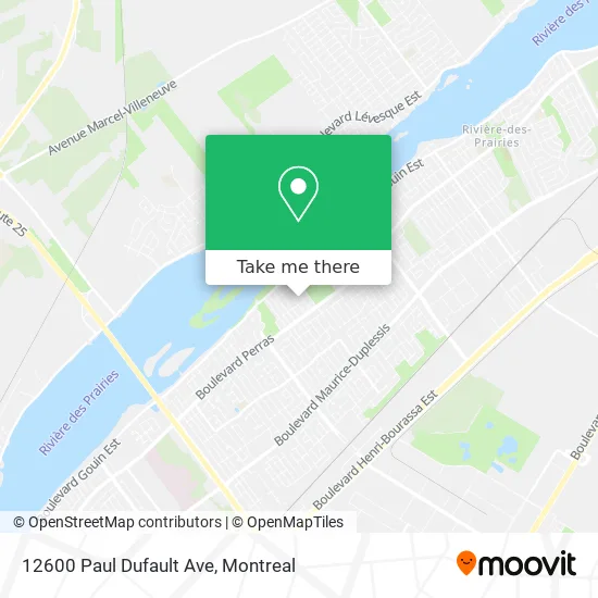 12600 Paul Dufault Ave map