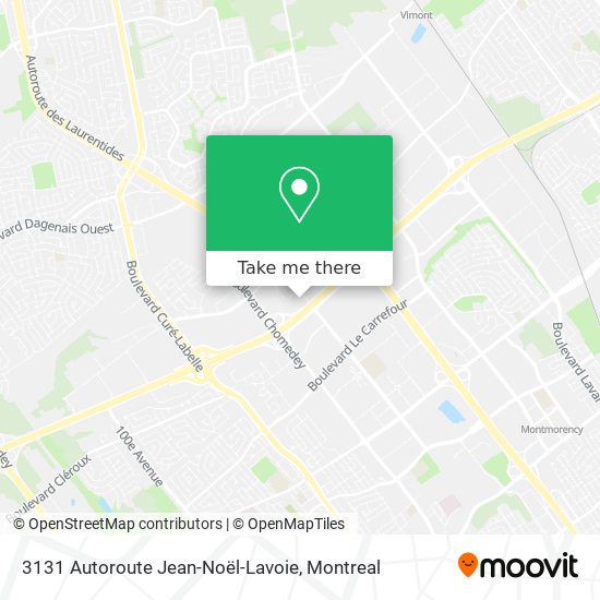 3131 Autoroute Jean-Noël-Lavoie map