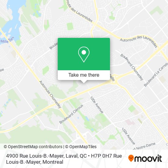 4900 Rue Louis-B.-Mayer, Laval, QC • H7P 0H7 Rue Louis-B.-Mayer map