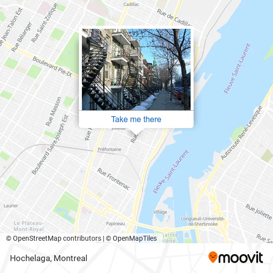 Hochelaga map