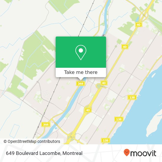 649 Boulevard Lacombe map