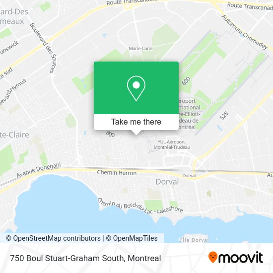 750 Boul Stuart-Graham South map