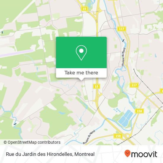 Rue du Jardin des Hirondelles map