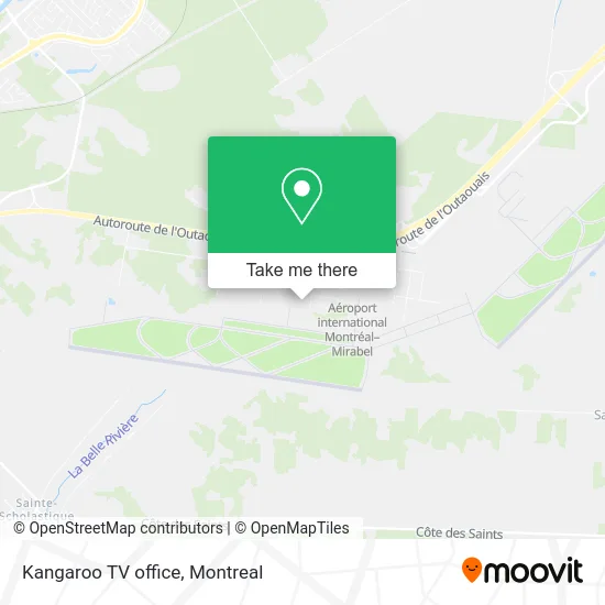 Kangaroo TV office map