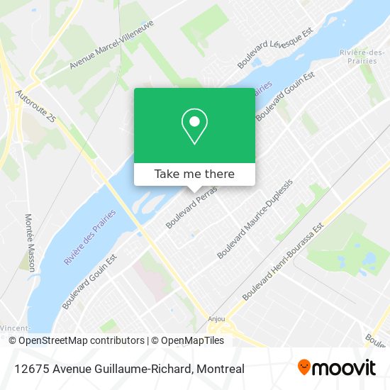 12675 Avenue Guillaume-Richard map