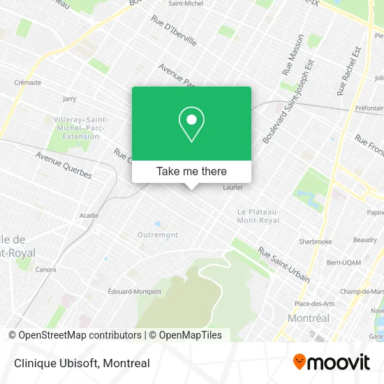 Clinique Ubisoft map