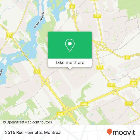 3516 Rue Henriette map