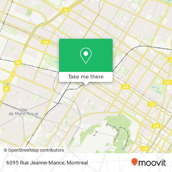 6095 Rue Jeanne-Mance map