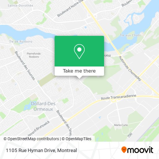 1105 Rue Hyman Drive map