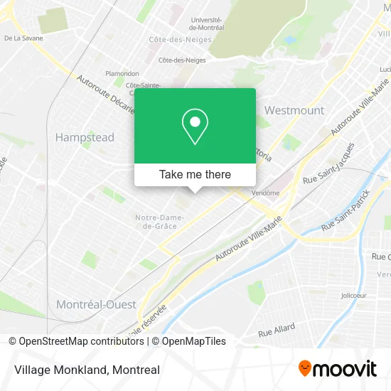 Village Monkland map