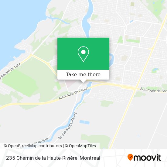 235 Chemin de la Haute-Rivière map