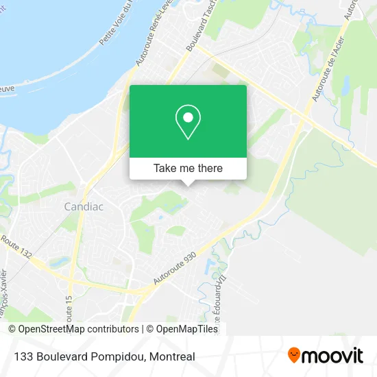 133 Boulevard Pompidou map