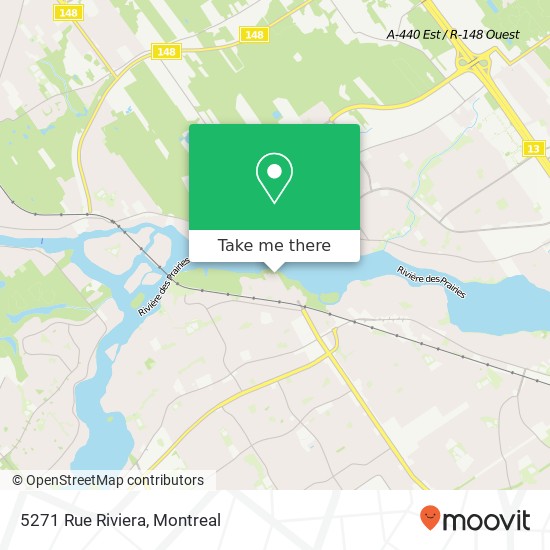 5271 Rue Riviera map